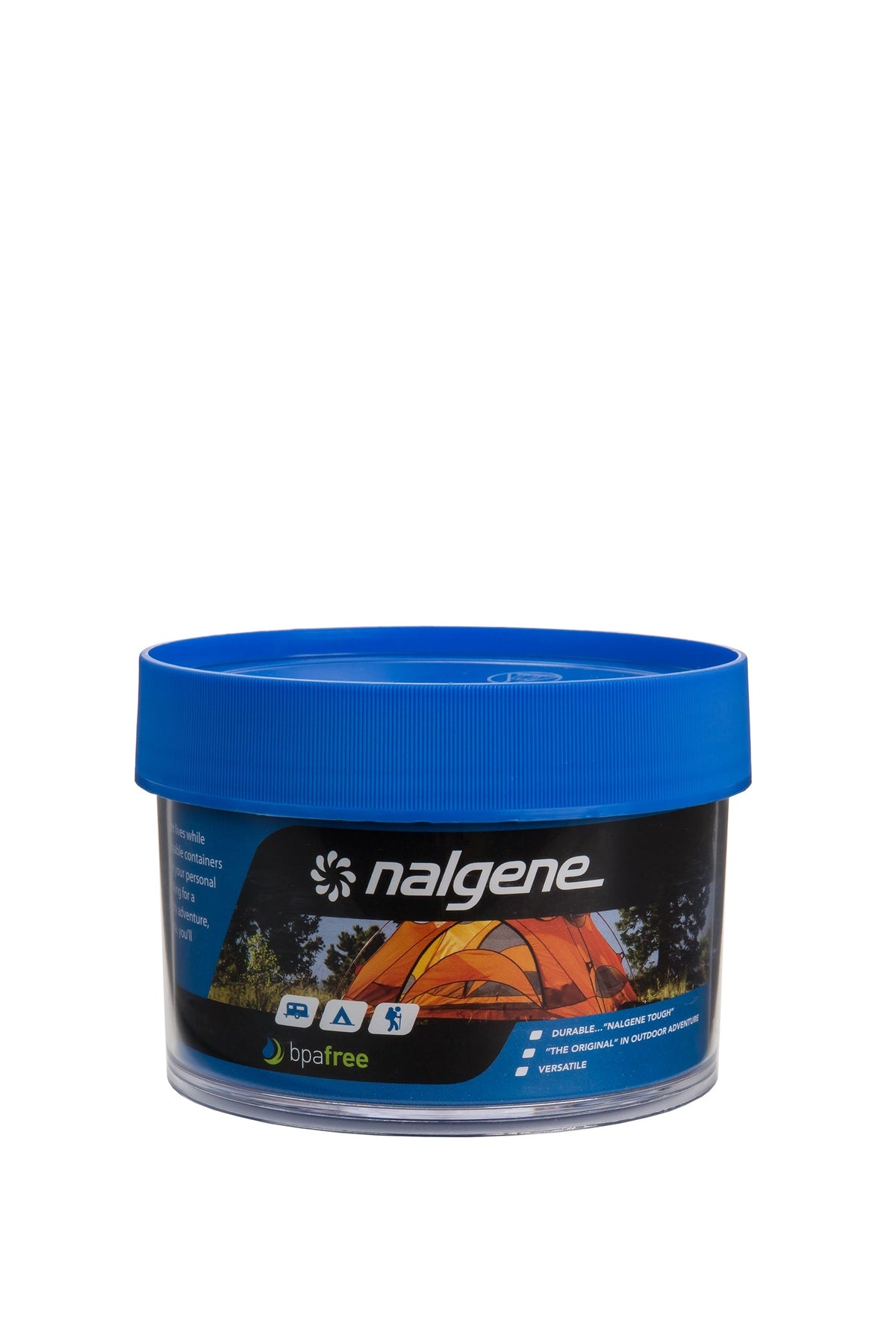 Nalgene product image: 16oz Storage Jar – Blue Lid Q6 — 16oz Storage Jar – Blue Lid