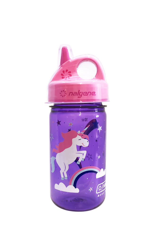 Nalgene product image: 12oz Kids Grip-N-Gulp with Graphics H2 — 12oz Kids Grip-N-Gulp with Graphics