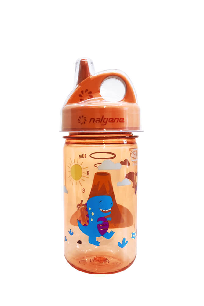 Nalgene product image: 12oz Kids Grip-N-Gulp with Graphics H2 — 12oz Kids Grip-N-Gulp with Graphics