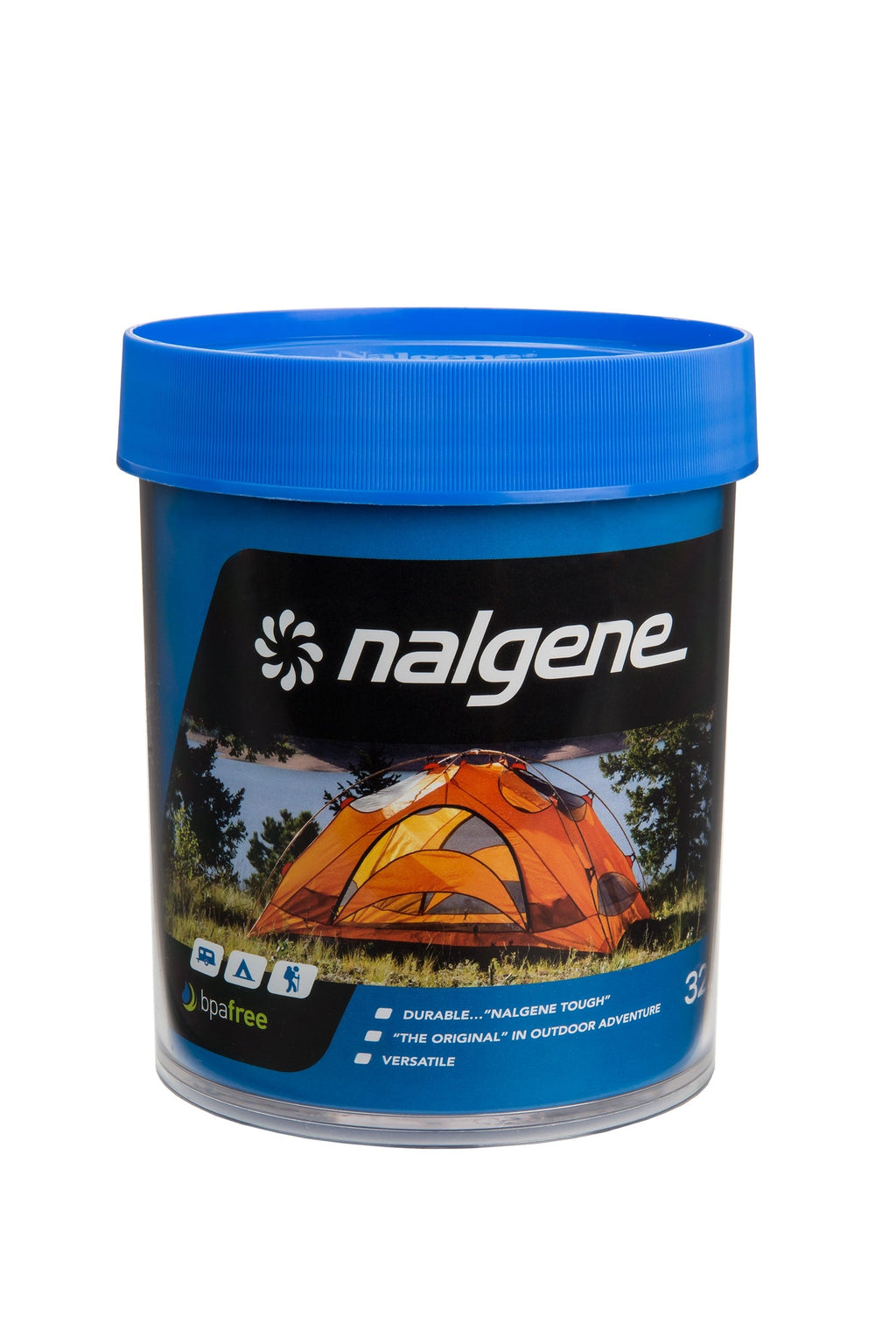 Nalgene product detail: 32oz Storage Jar – Blue Lid R9 — 32oz Storage Jar – Blue Lid