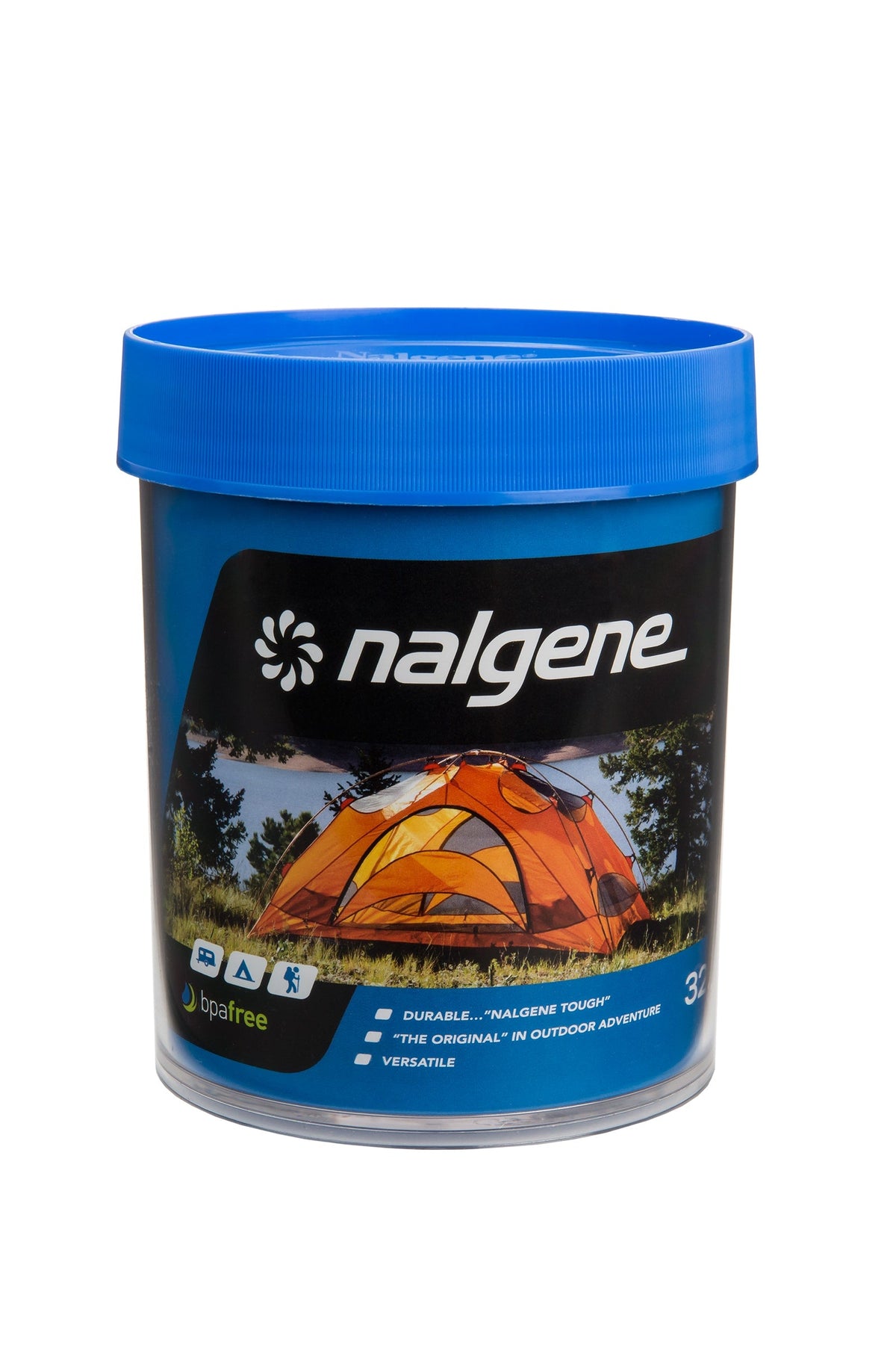 Nalgene product detail: 32oz Storage Jar – Blue Lid R9 — 32oz Storage Jar – Blue Lid