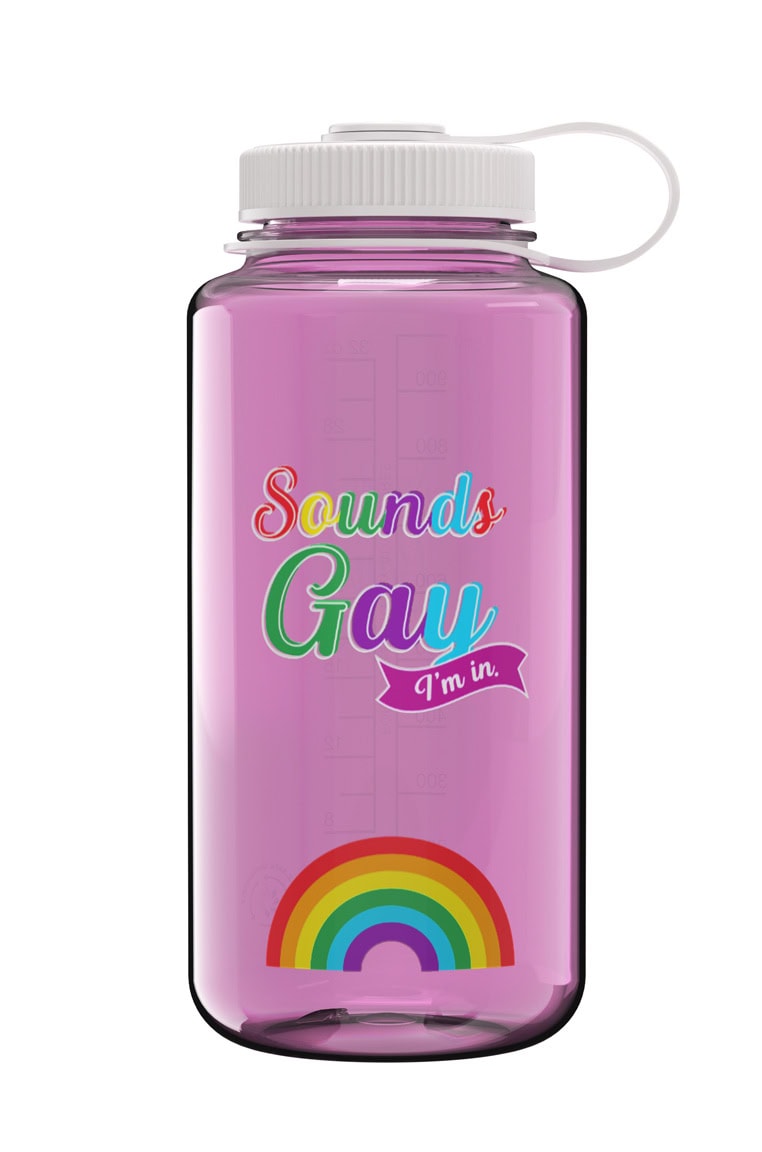 Nalgene product detail: 32oz Wide Mouth Pride Bottle L1 — 32oz Wide Mouth Pride Bottle