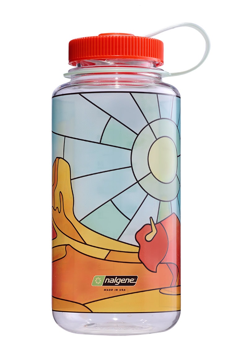 Nalgene product view: 32oz Wide Mouth Stained Glass Print Bottles B9 — 32oz Wide Mouth Stained Glass Print Bottles