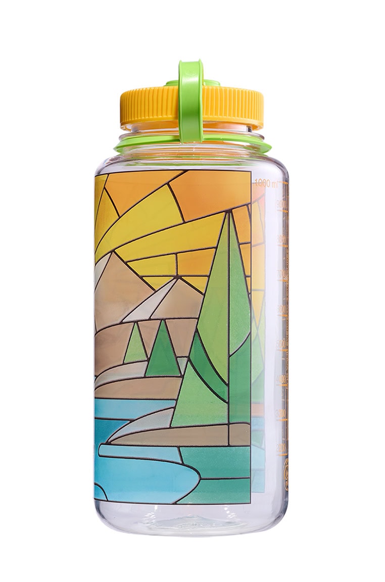 Nalgene product detail: 32oz Wide Mouth Stained Glass Print Bottles B9 — 32oz Wide Mouth Stained Glass Print Bottles