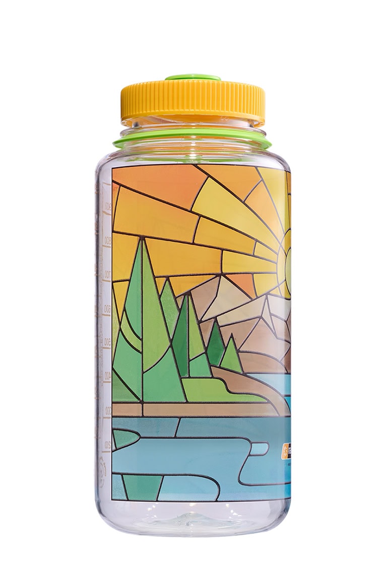 Nalgene product detail: 32oz Wide Mouth Stained Glass Print Bottles B5 — 32oz Wide Mouth Stained Glass Print Bottles