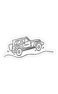 Nalgene product detail: SUV Sticker B6 — SUV Sticker