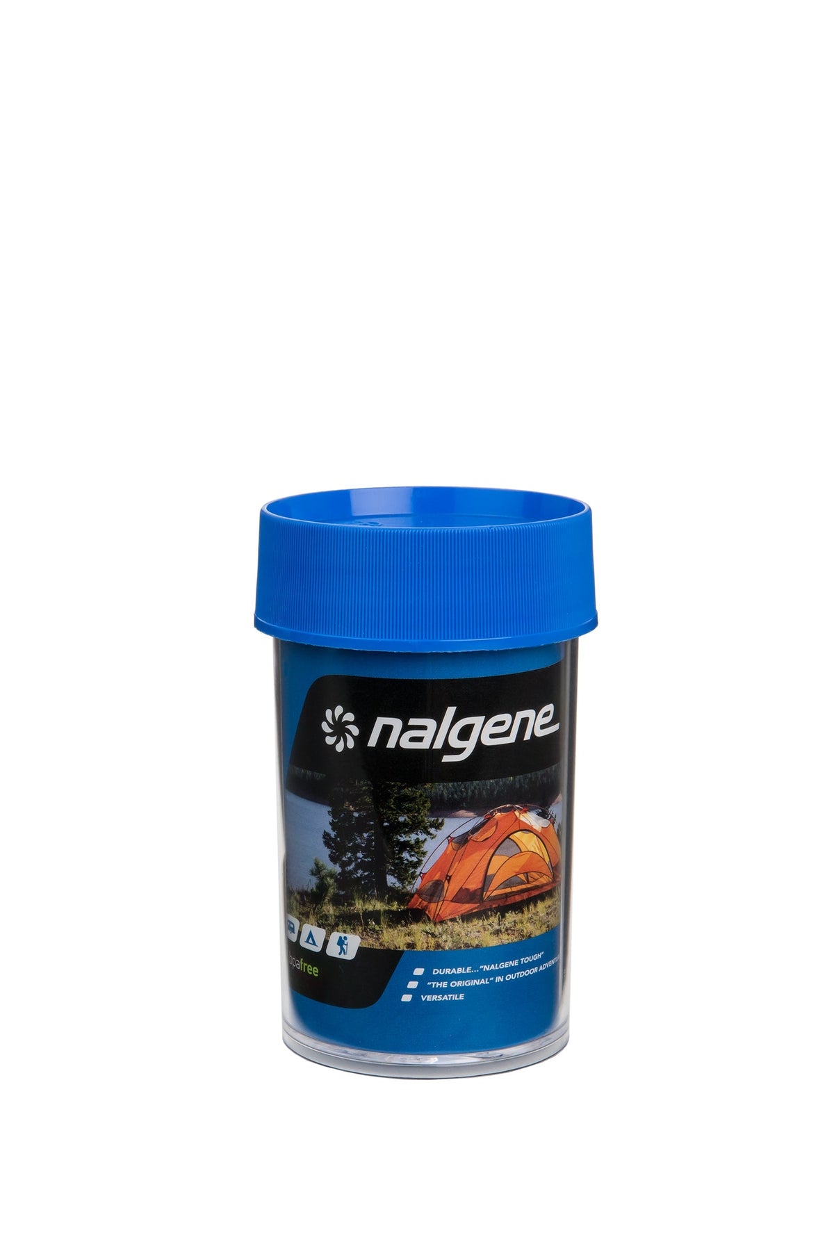 Nalgene product image: 8oz Storage Jar – Blue Lid X0 — 8oz Storage Jar – Blue Lid
