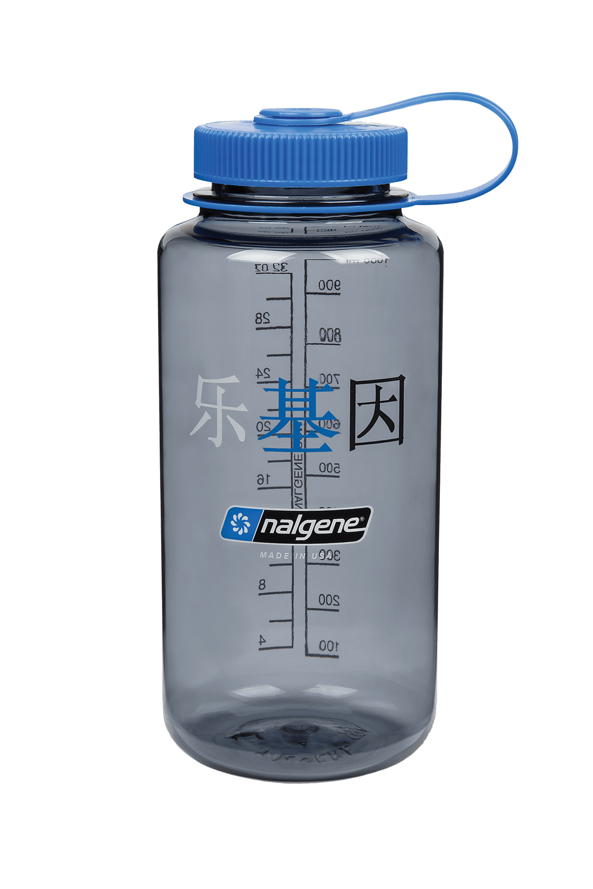 Nalgene product detail: 32oz Wide Mouth “Happy Gene” Bottle K9 — 32oz Wide Mouth “Happy Gene” Bottle
