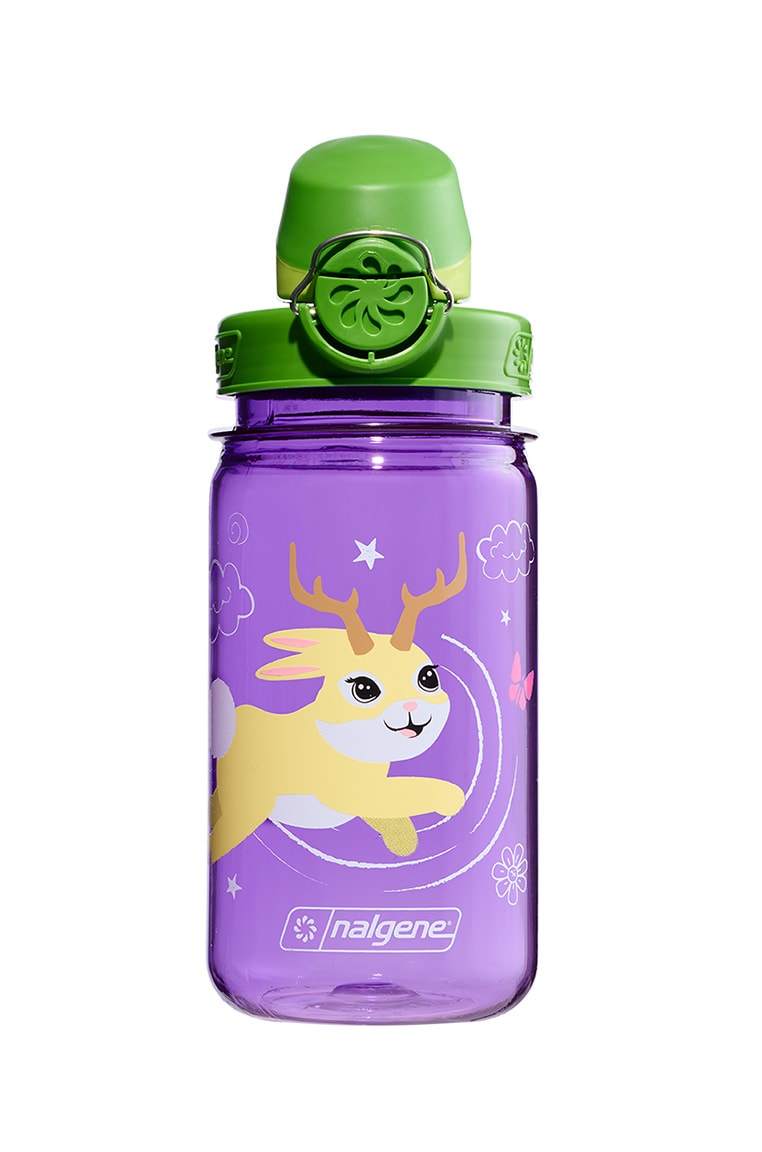 Nalgene product detail: 12oz On-The-Fly Kids Lock-Top Bottle with Graphics Z0 — 12oz On-The-Fly Kids Lock-Top Bottle with Graphics