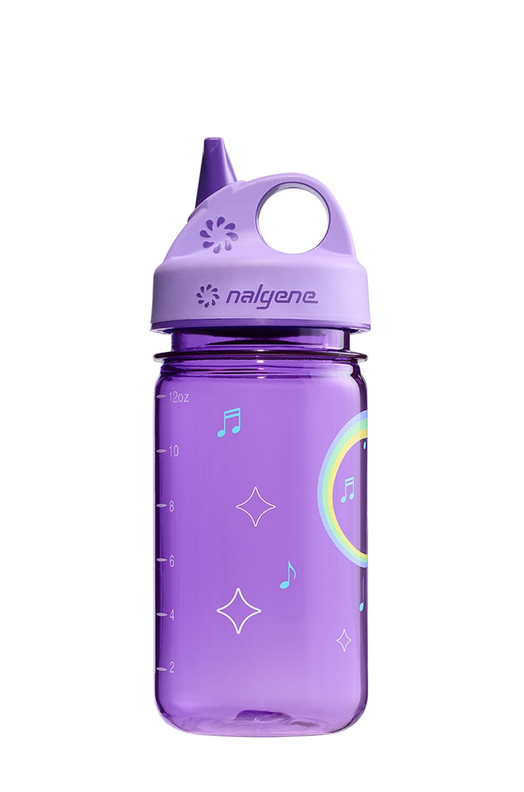 Nalgene product view: 12oz Kids Grip-N-Gulp with Graphics H2 — 12oz Kids Grip-N-Gulp with Graphics