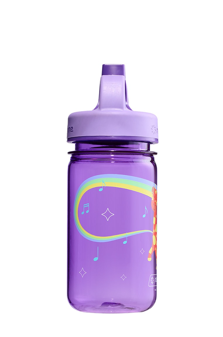 Nalgene product view: 12oz Kids Grip-N-Gulp with Graphics H2 — 12oz Kids Grip-N-Gulp with Graphics