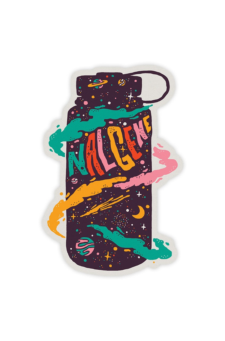 Galactic Nalgene Sticker — Galactic Nalgene Sticker P1