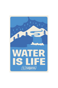 Nalgene product view: Water Is Life Sticker U8 — Water Is Life Sticker