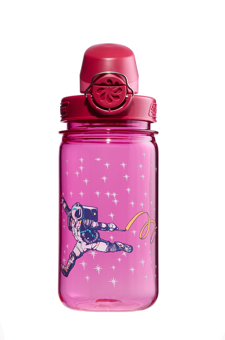 Nalgene product image: 12oz On-The-Fly Kids Lock-Top Bottle with Graphics Z0 — 12oz On-The-Fly Kids Lock-Top Bottle with Graphics