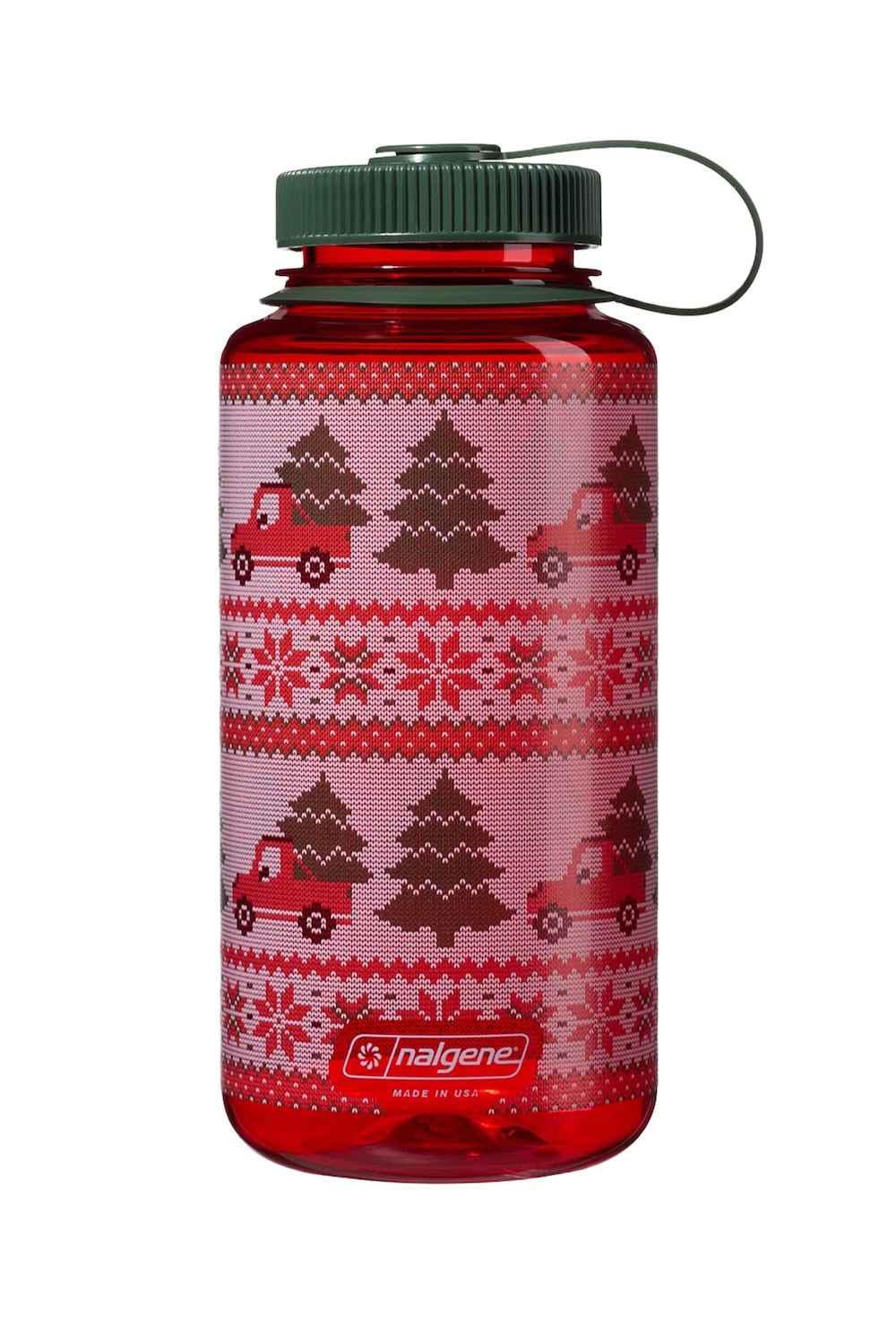 Nalgene product detail: 32oz Wide Mouth Ugly Sweater Bottle F2 — 32oz Wide Mouth Ugly Sweater Bottle
